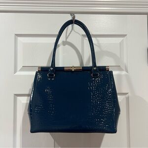 Kate Spade Women’s Handbag Knightsbridge Constance Leather Satchel Petroblue